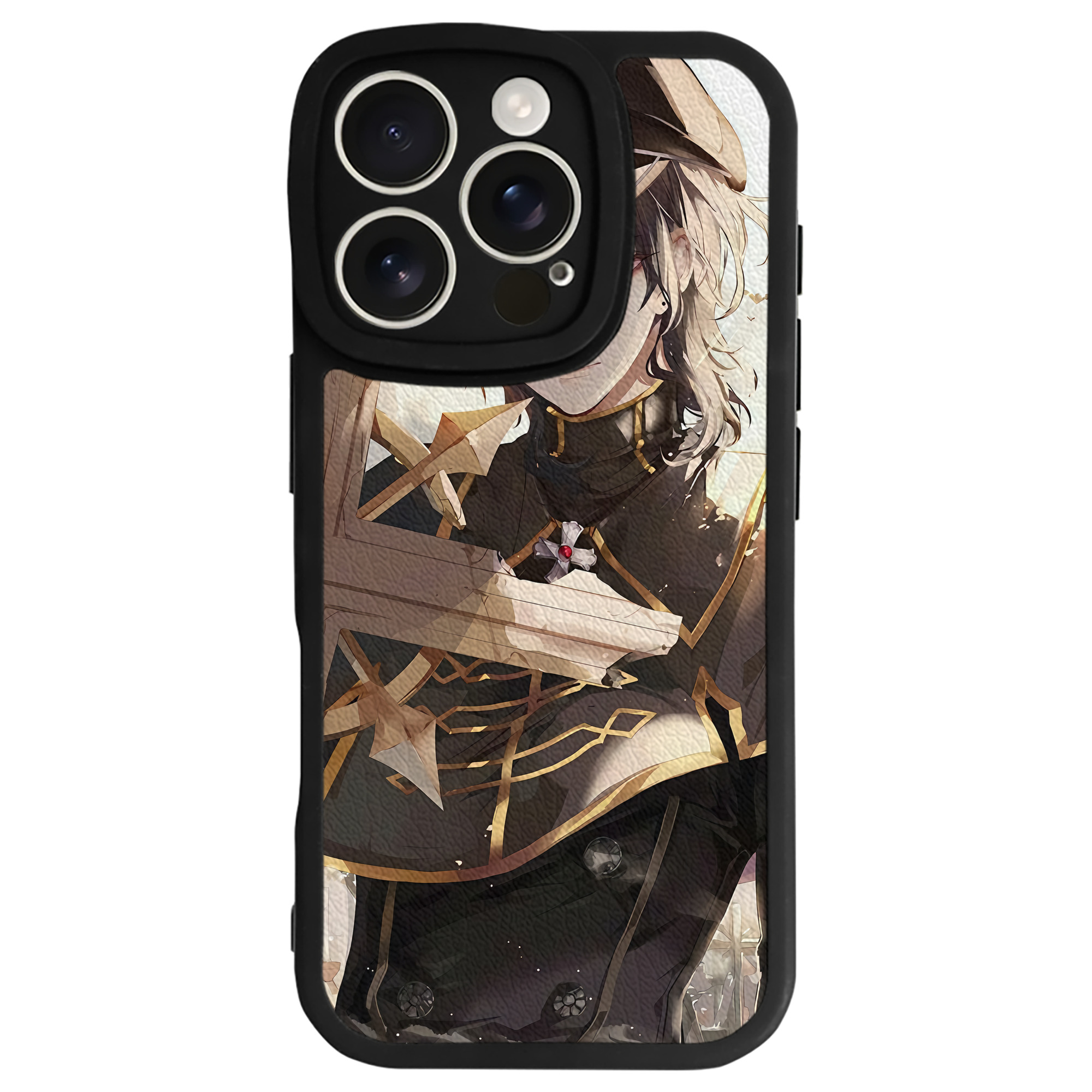 （画像用） 刀剣乱舞 Touken Ranbu 【iPhone 16シリーズ対応】シリコンスマホケース（レザー調） 材質：シリコン